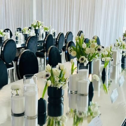 Elegancia en la Mesa de los Invitados